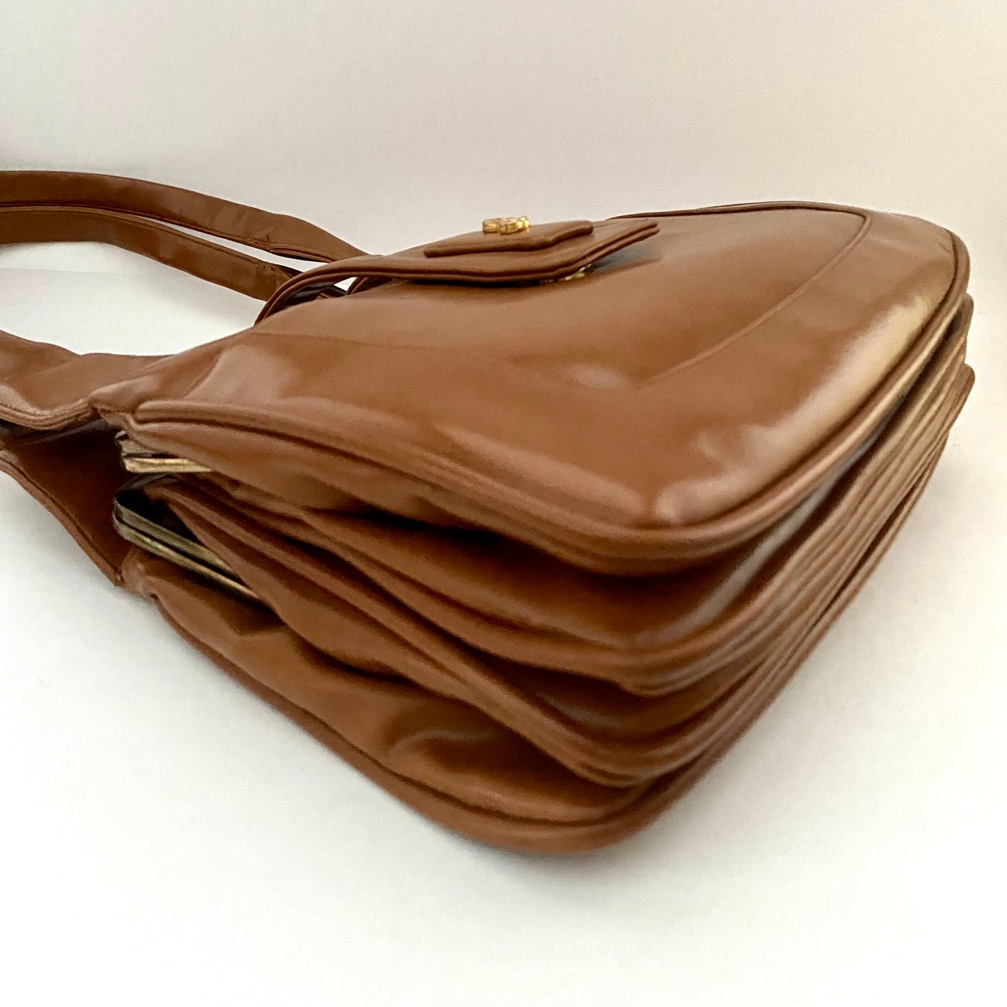 1970s Lou Taylor Leather Handbag
