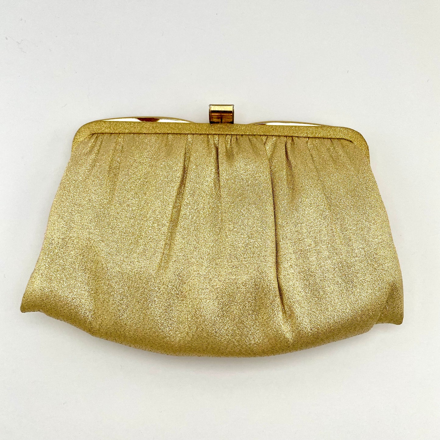 Late 60s/ Early 70s Andé Gold Metallic Clutch