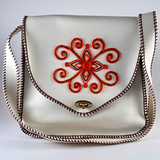 Late 60s/ Early 70s Embroidery Embellished Handbag