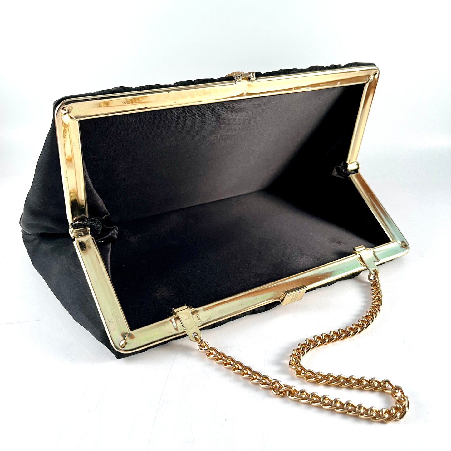 1960s Vintage Satin Clutch