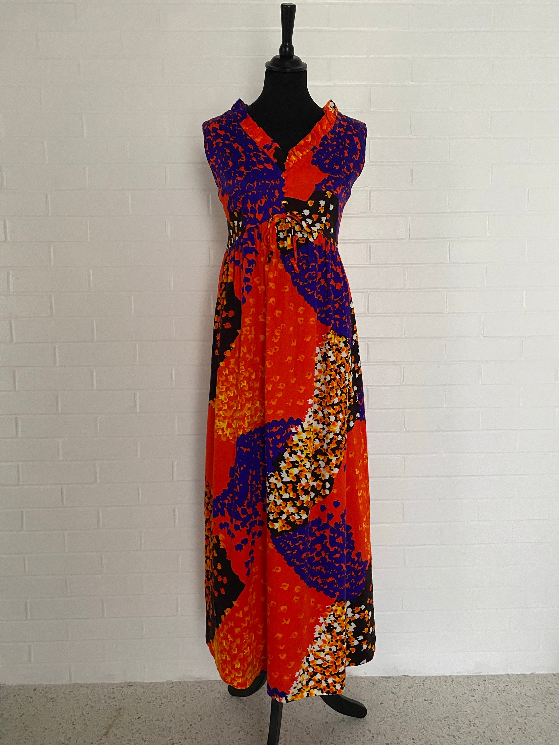 1960s Ludy for Ludi's Honolulu Maxi Dress 1960s Ludy for Ludi's Honolulu Maxi Dress