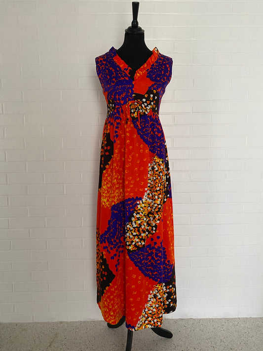 1960s Ludy for Ludi's Honolulu Maxi Dress