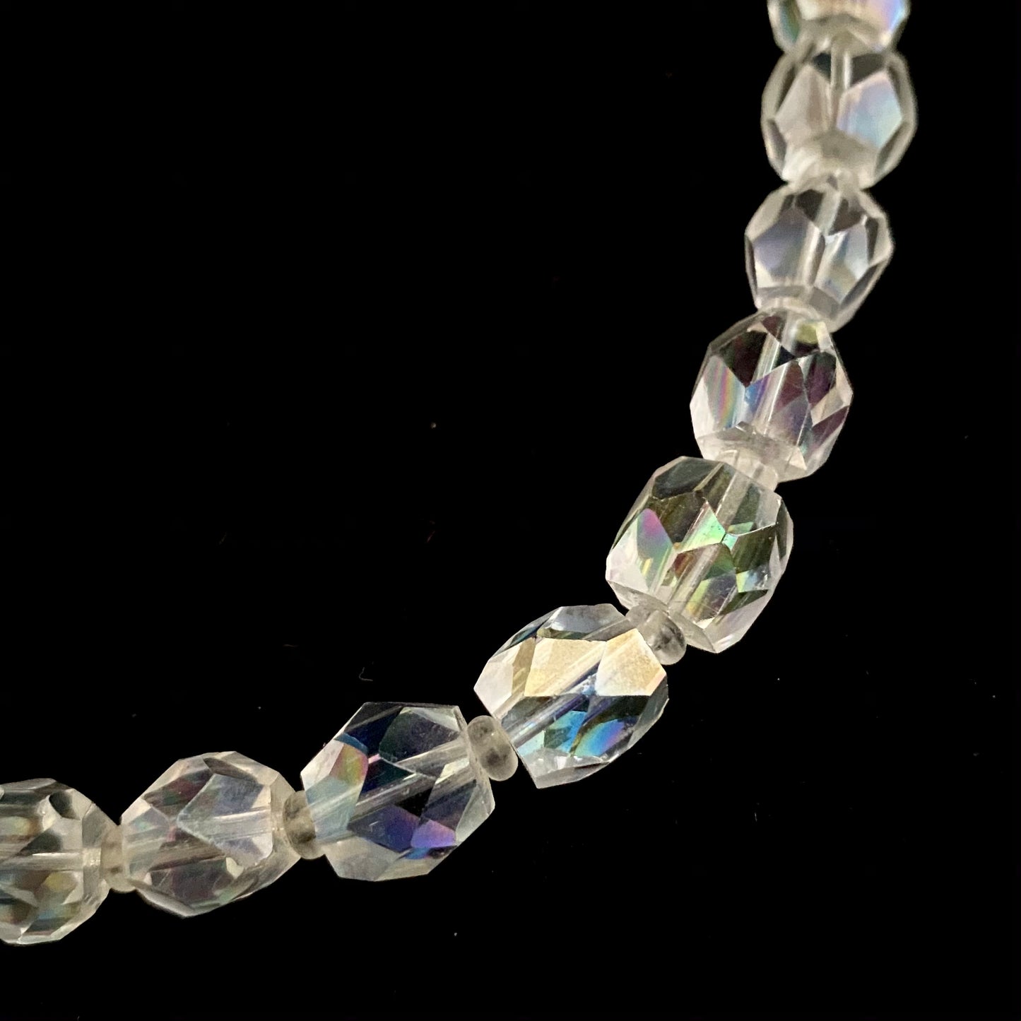 1950s Glass Crystal Necklace