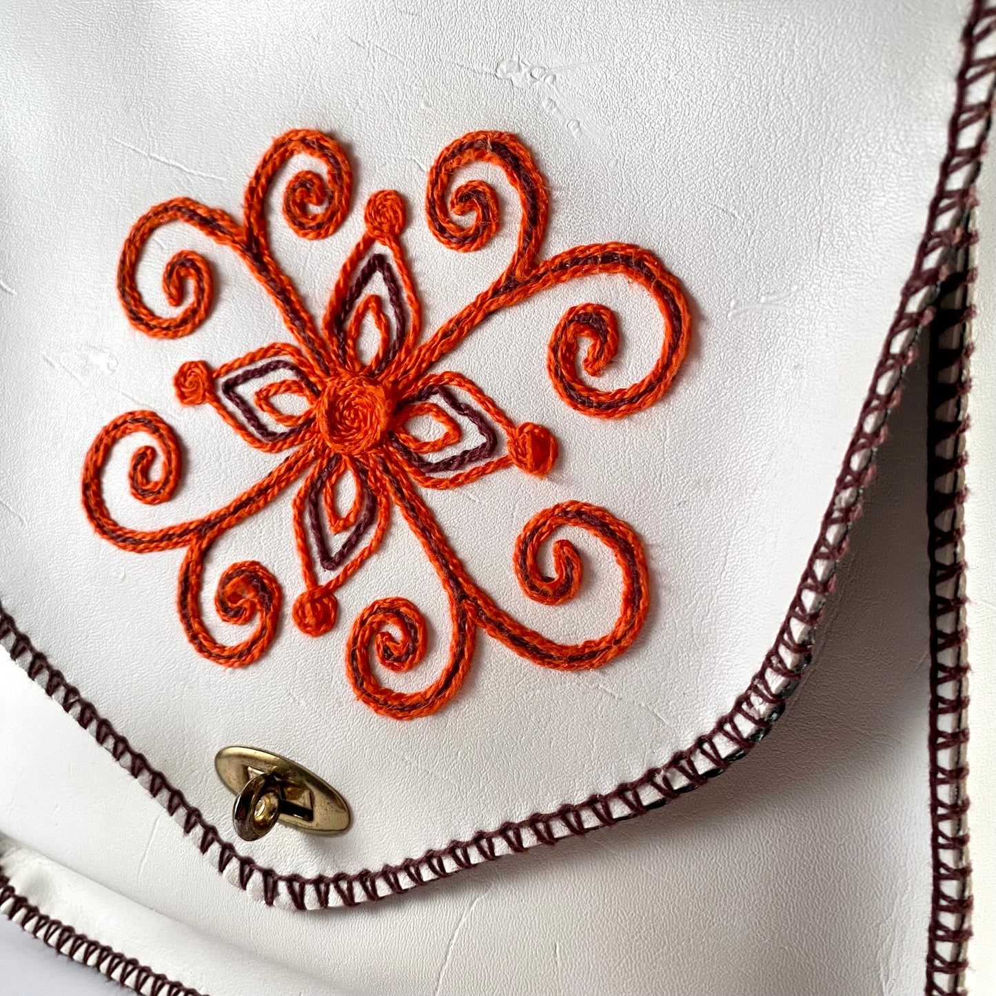 Late 60s/ Early 70s Embroidery Embellished Handbag