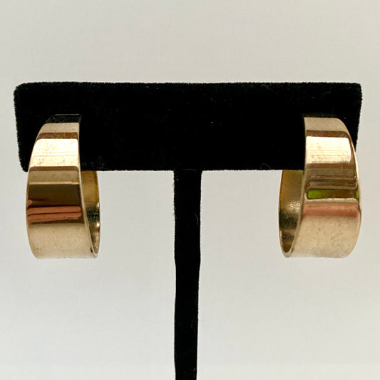 1960s Bergere Hoop Earrings