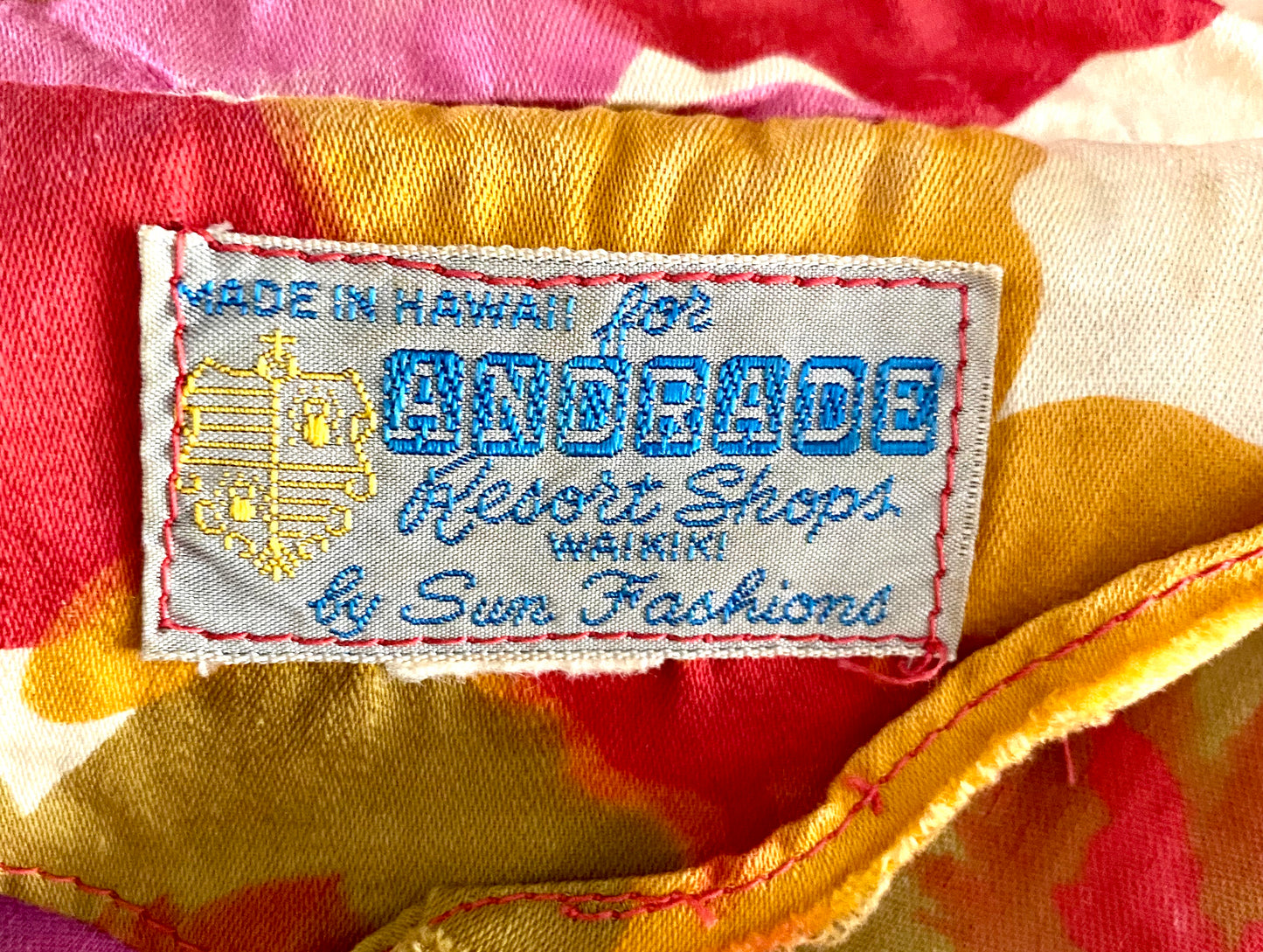 Late 40s/ Early 50s Andrade Resort Shops Waikiki Dress/ Robe