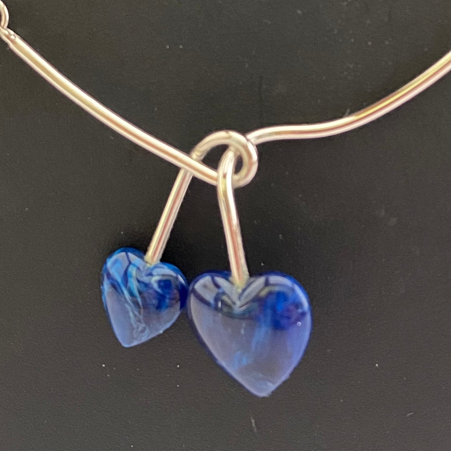 1976 Sarah Coventry Duo Heart Necklace