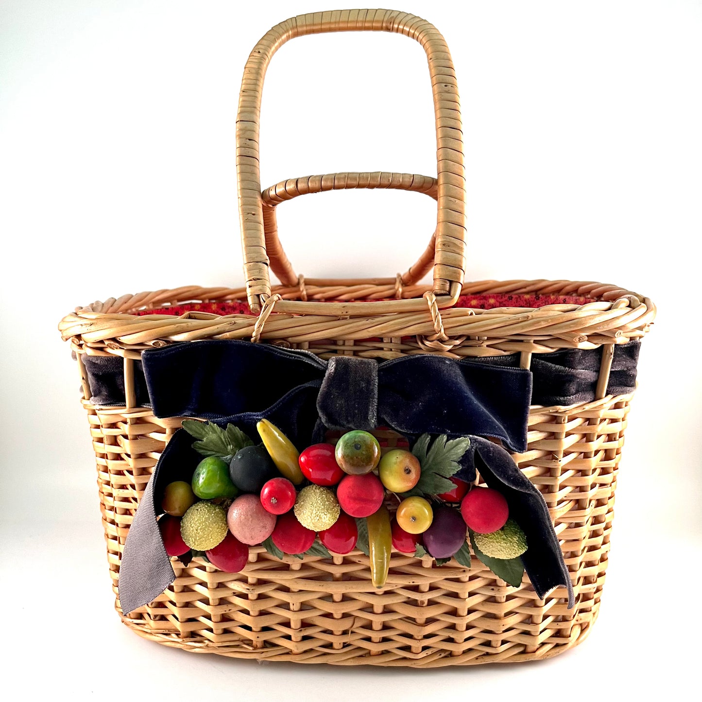 1940s Fruit Basket Purse