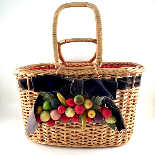 1940s Fruit Basket Purse