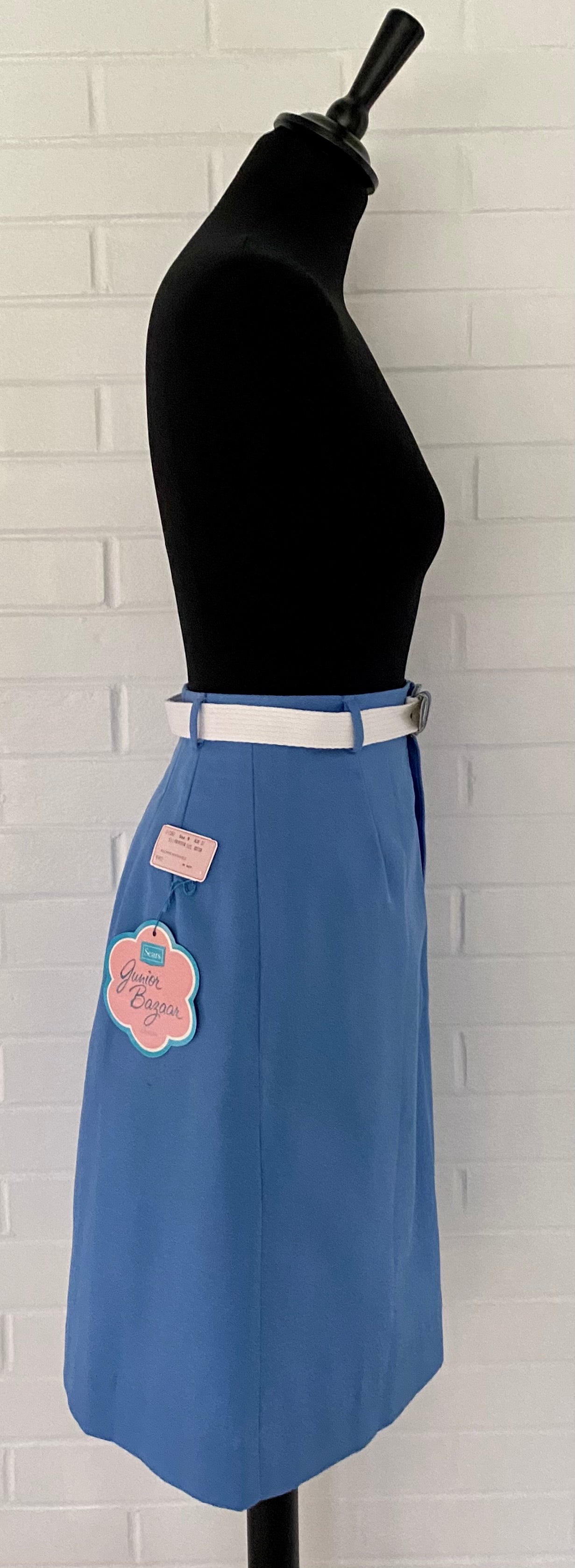 1960s Sears Junior Bazaar Skirt With Original Tags