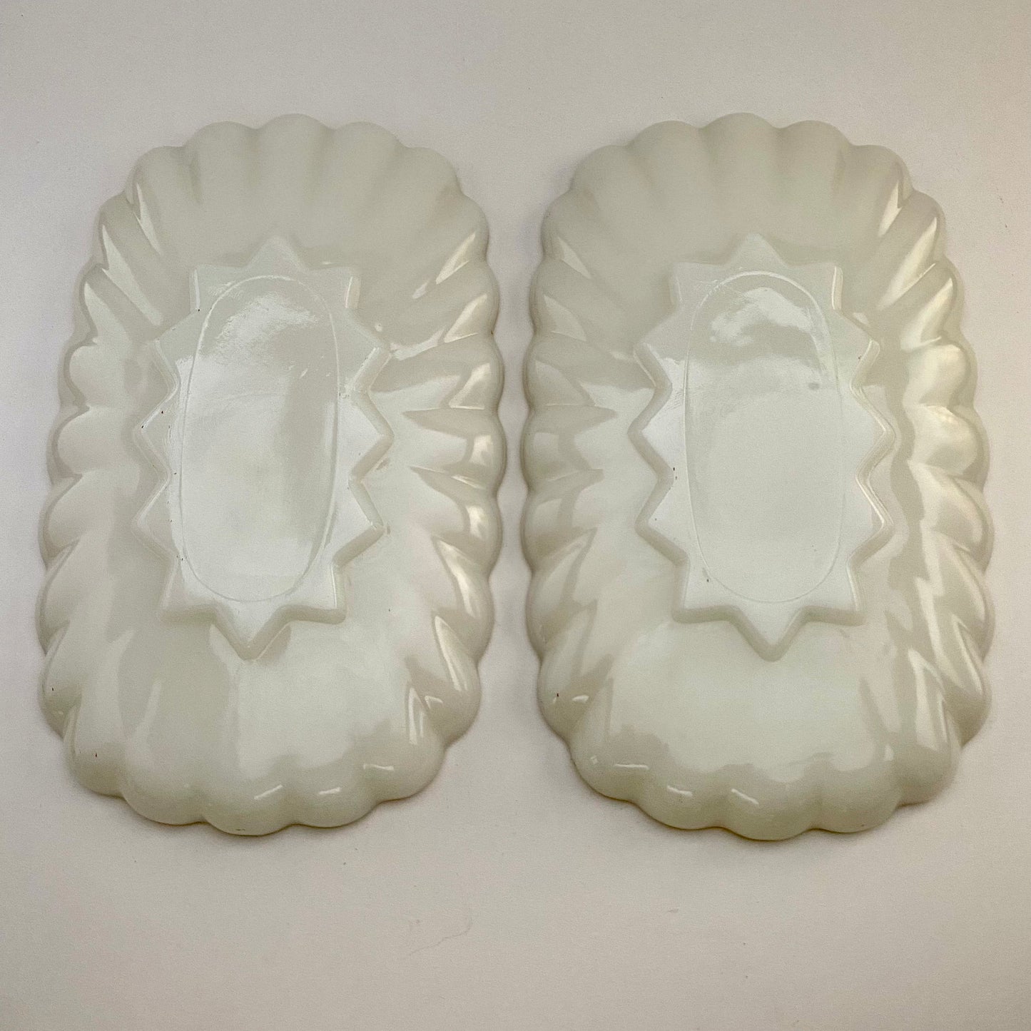 Late 50s/ Early 60s White Luncheon Plates & Cups (Set of 4)