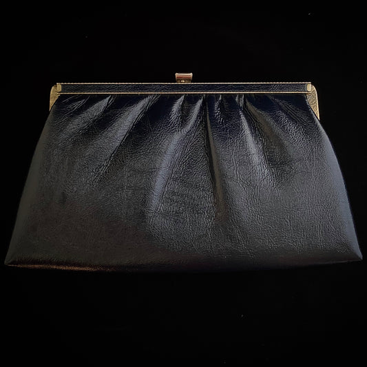 1960s Navy HL Clutch - Retro Kandy Vintage