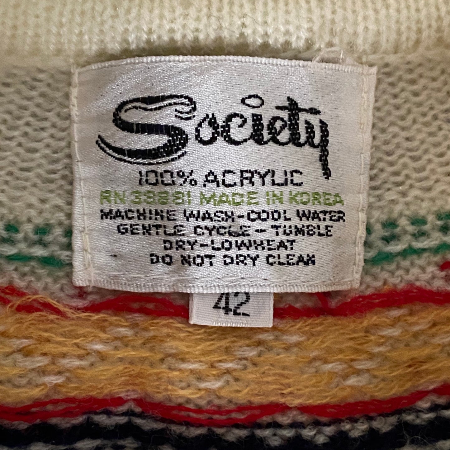 1960s Society Sweater