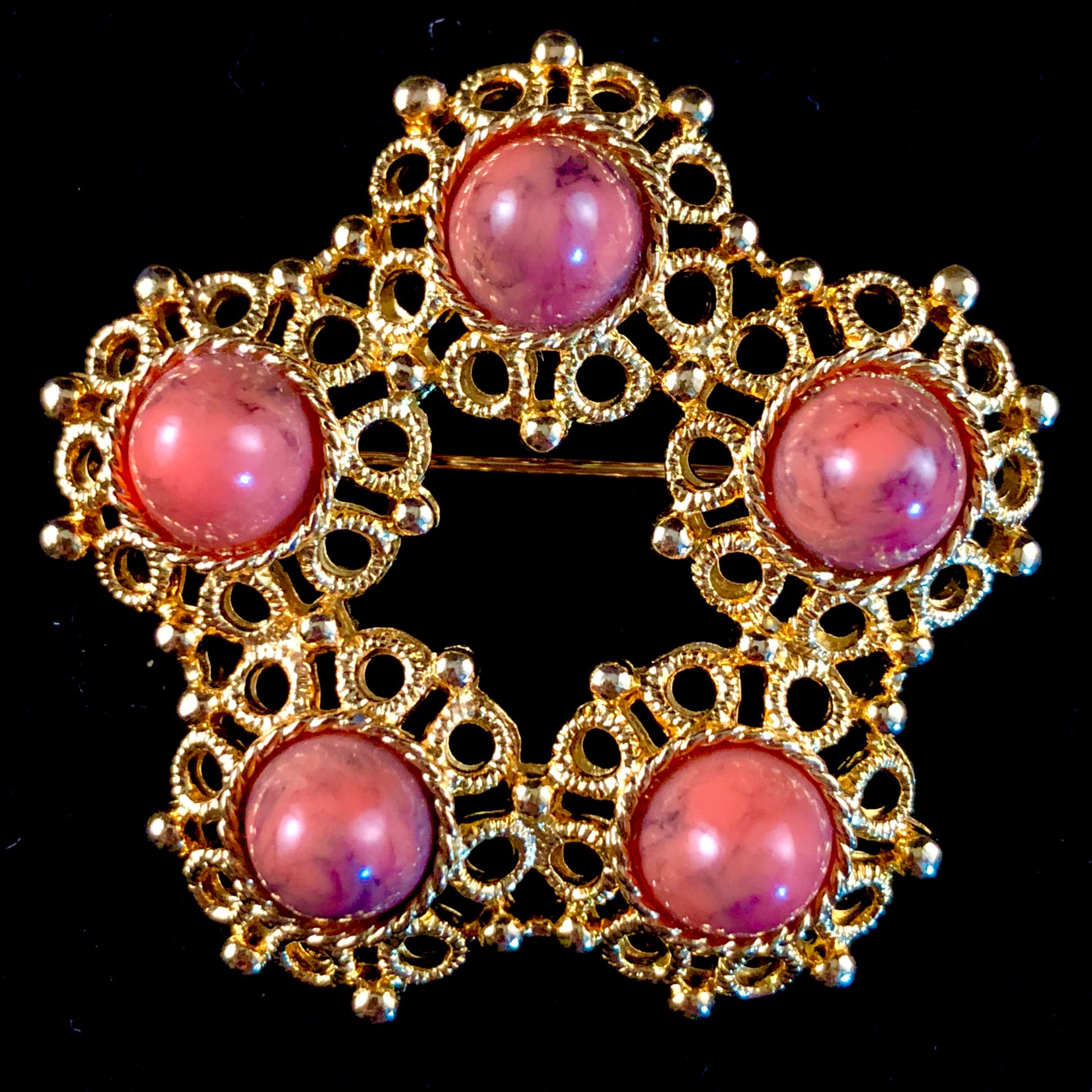 1970s Sarah Coventry Valencia Brooch, Bracelet & Earring Set - Retro Kandy Vintage