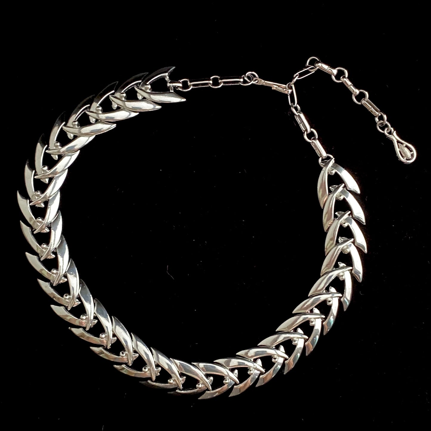 1960s Coro Silver Necklace - Retro Kandy Vintage