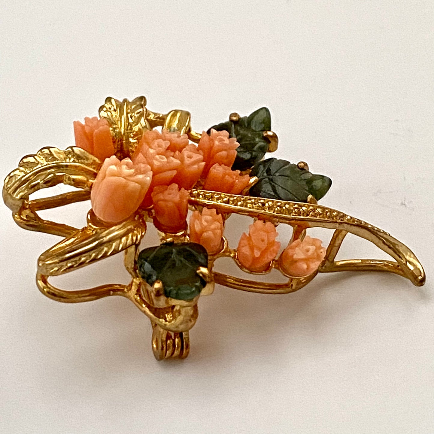 1950s Floral Bouquet Brooch
