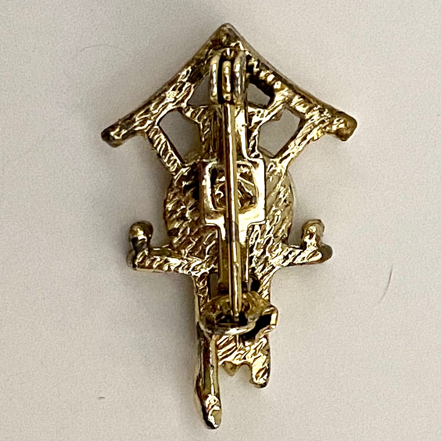 Late 50s/ Early 60s Cuckoo Clock Brooch