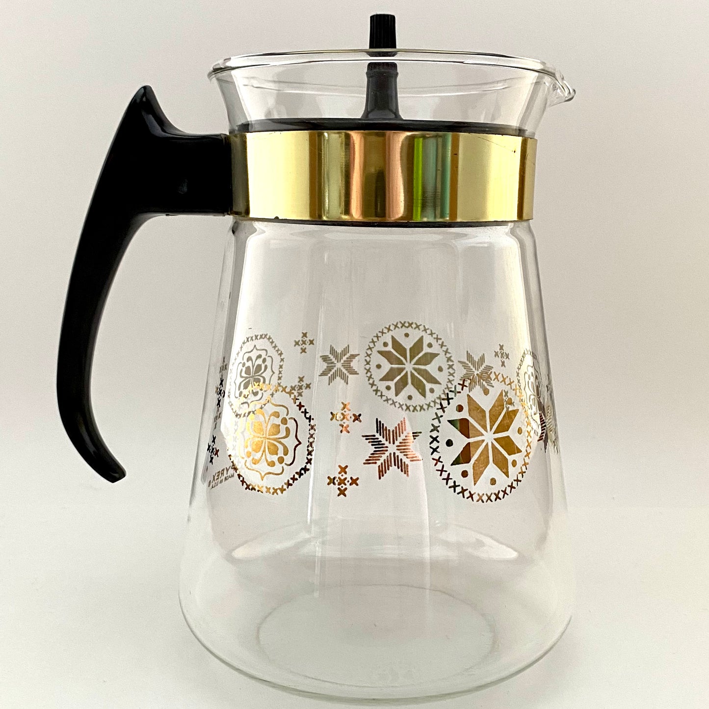 1960s Pyrex Snowflake Coffee Pot