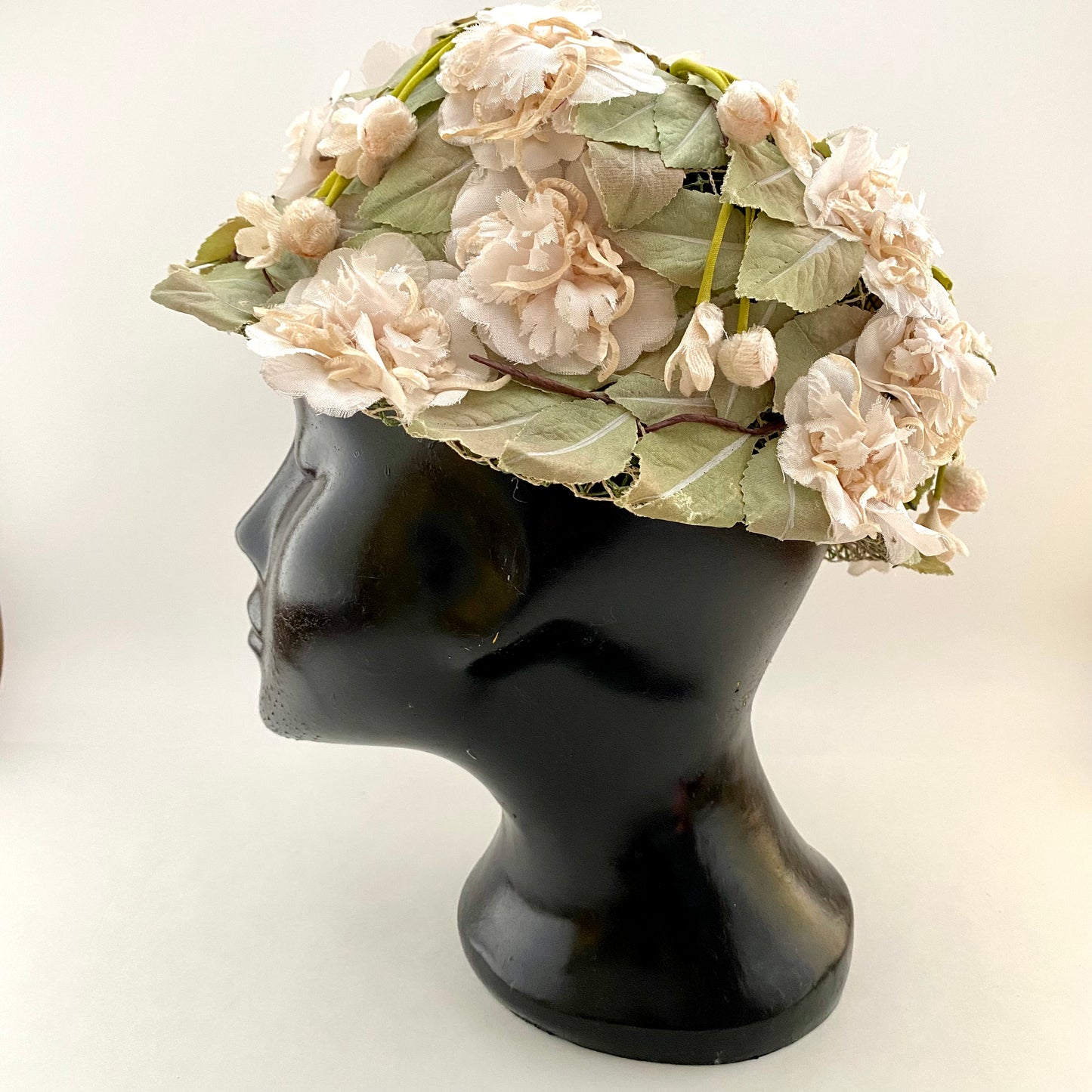 Late 50s/ Early 60s Amy, New York Flower Hat