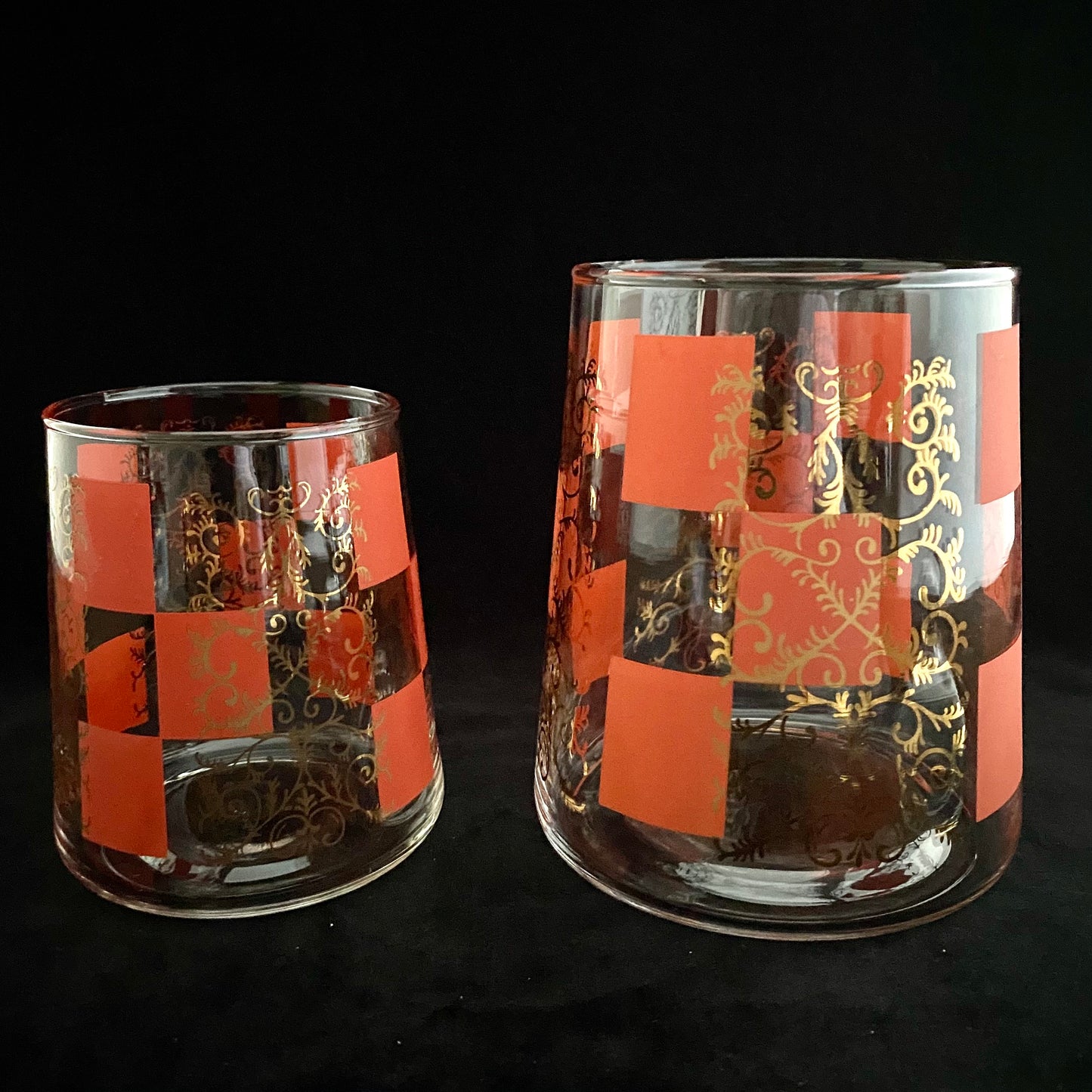 1960s Glass Canisters, Set Of 2