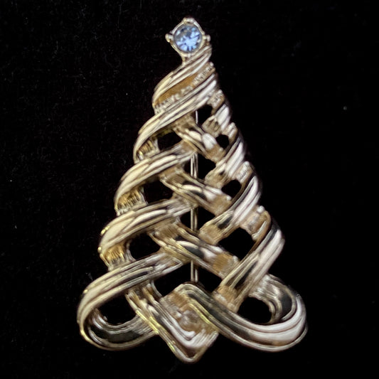 1985 Avon Special Edition Christmas Tree Brooch - Retro Kandy Vintage