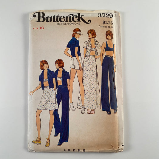 1970s Butterick The Fashion One, Mix and Match Pattern 3729- Uncut