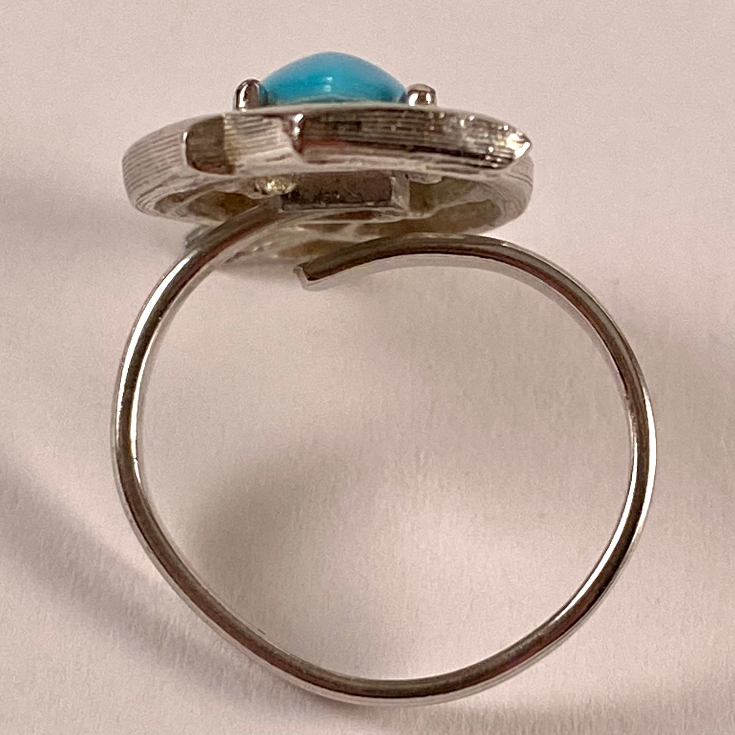 1972 Sarah Coventry Blue Moonlet Ring