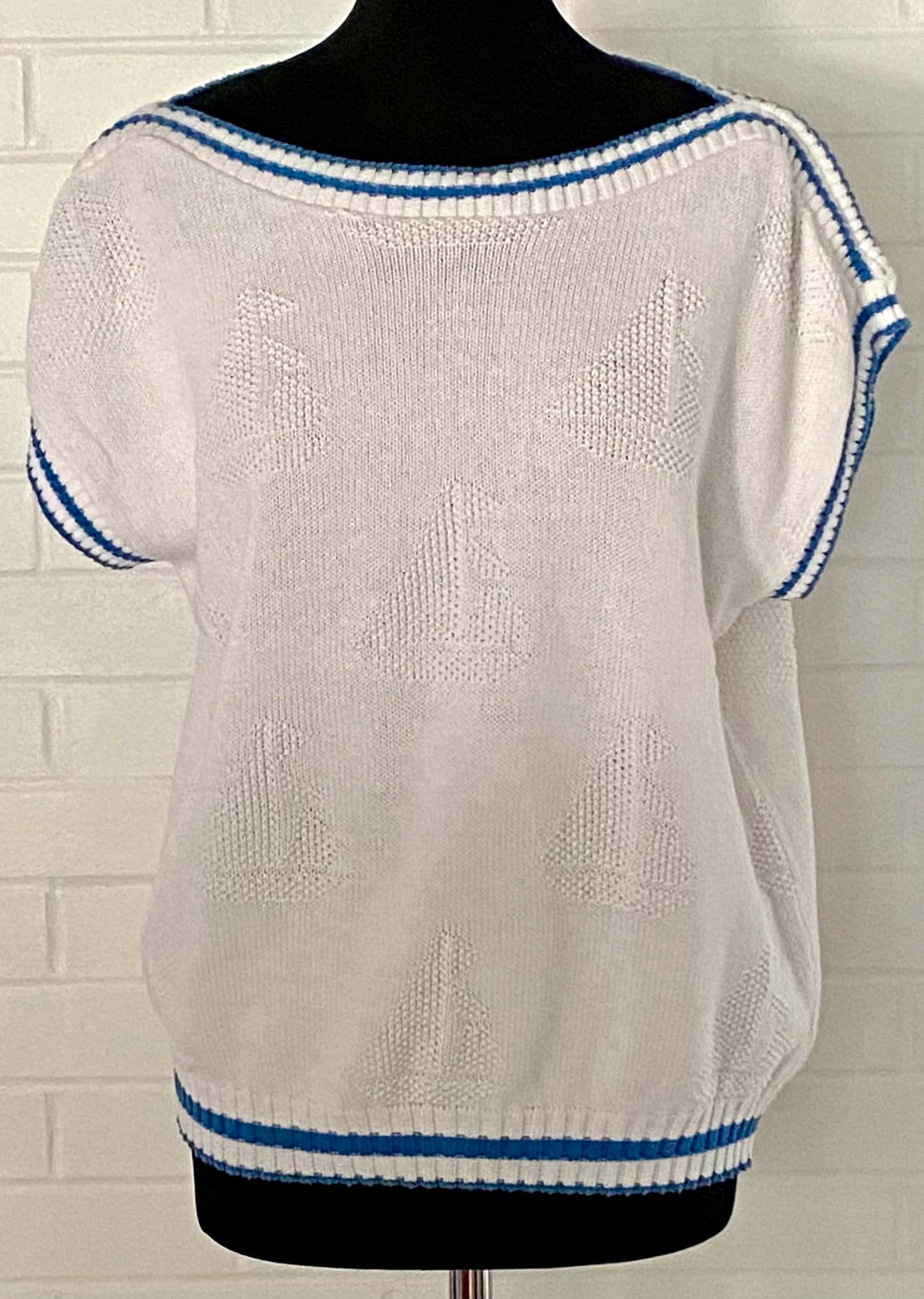 Late 80s Early 90s Jantzen Nautical Sweater