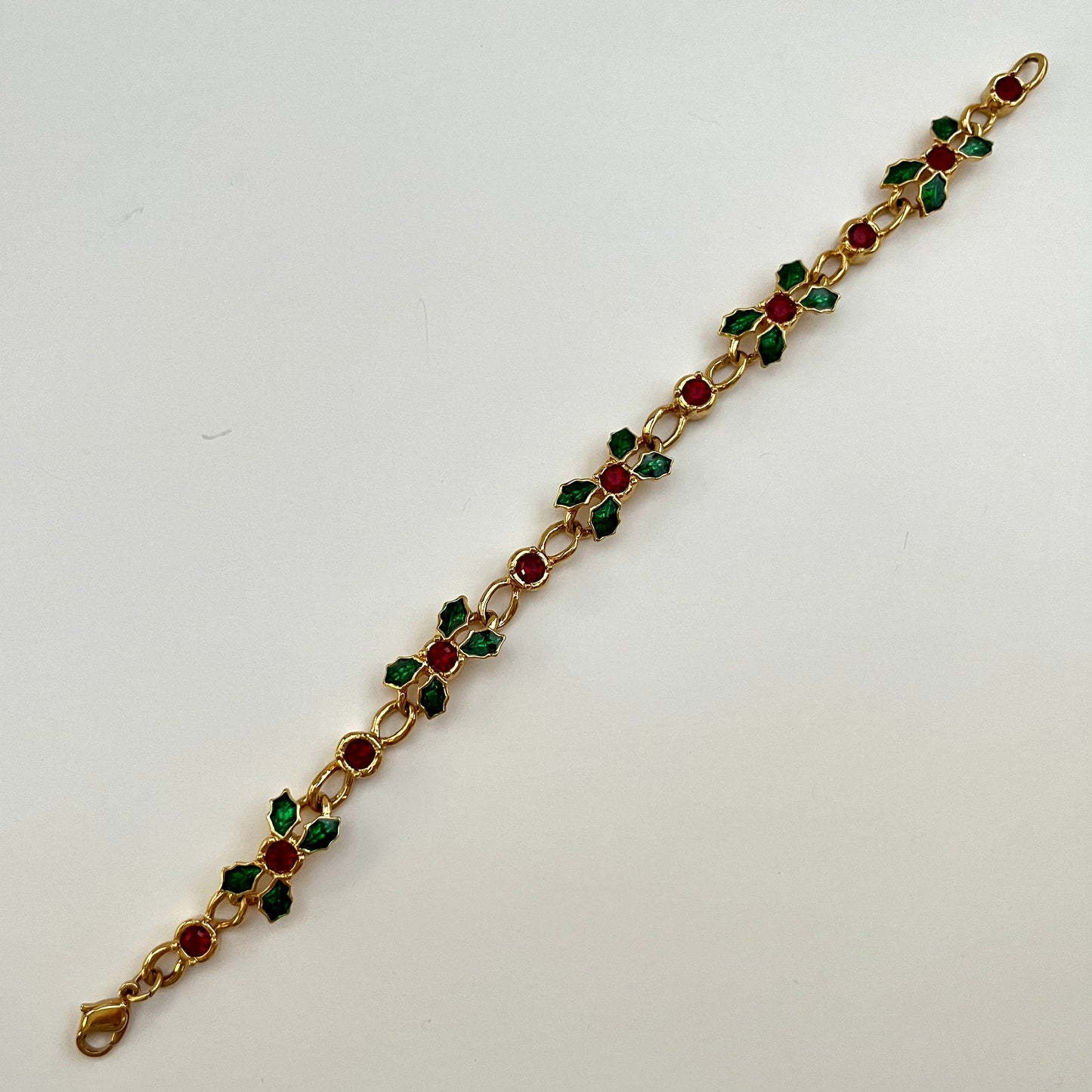1995 Avon Holiday Sparkle Link Bracelet